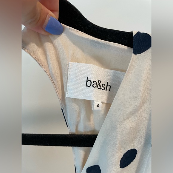 Ba&sh silk polka dot dress size 0 - Picture 3 of 5